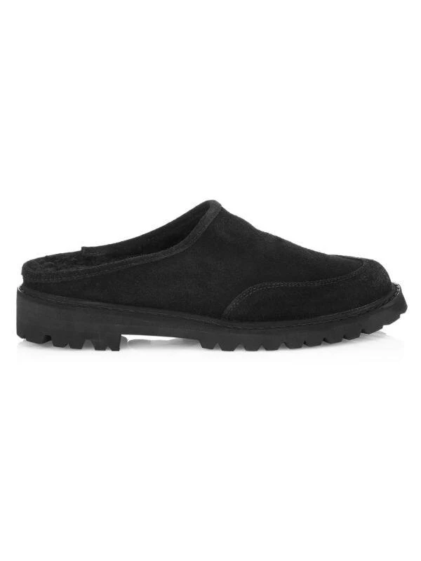 Diemme Maggiore Shearlining Lined Suede Mules 1