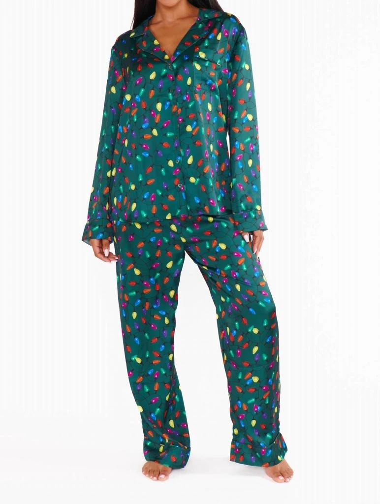 Show Me Your Mumu Christmas Pajama Set In Lights 1