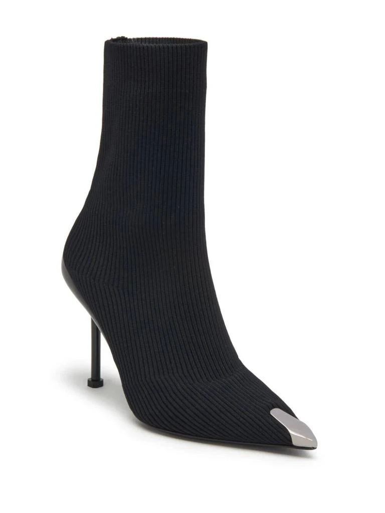 ALEXANDER MCQUEEN Slash knit boots 2