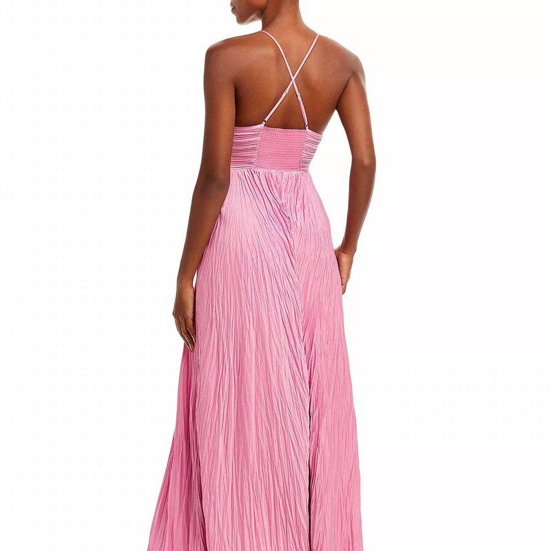 ALC Angelina Satin Pleated Dress
