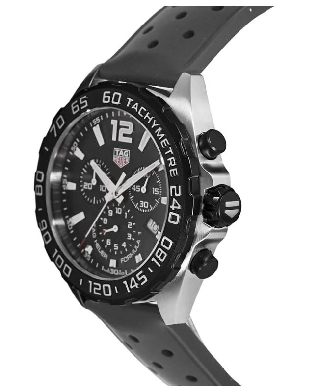 TAG Heuer Tag Heuer Formula 1 Quartz Chronograph Black Dial Rubber Strap Men's Watch CAZ1010.FT8024 3