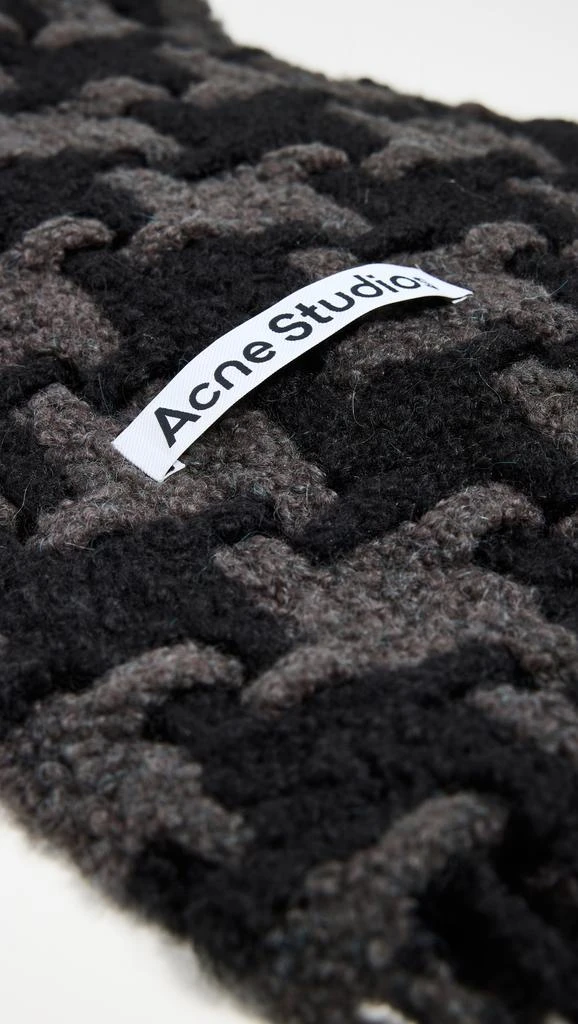 Acne Studios Houndstooth Scarf 3