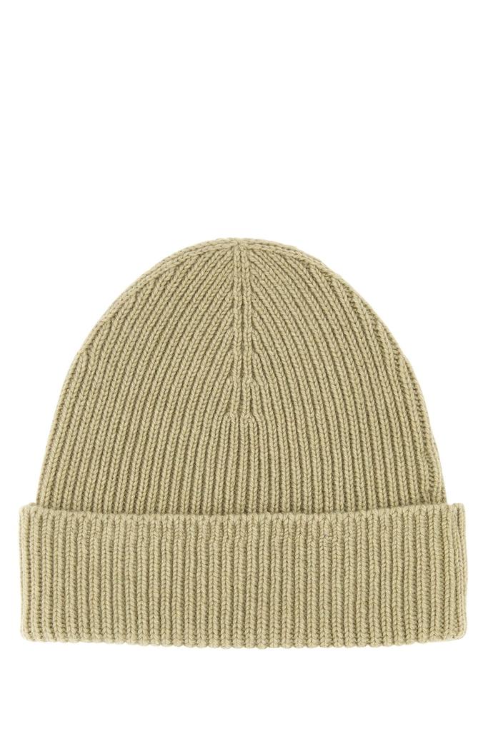 Burberry Khaki cashmere beanie hat