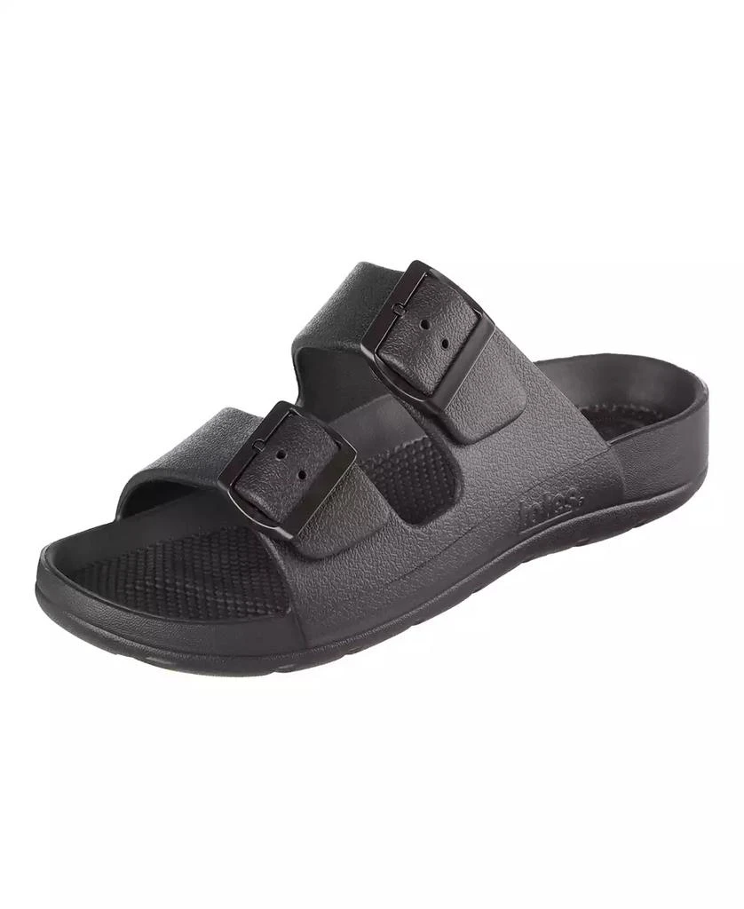 Totes Men's Double Buckle Adjustable Slides 6