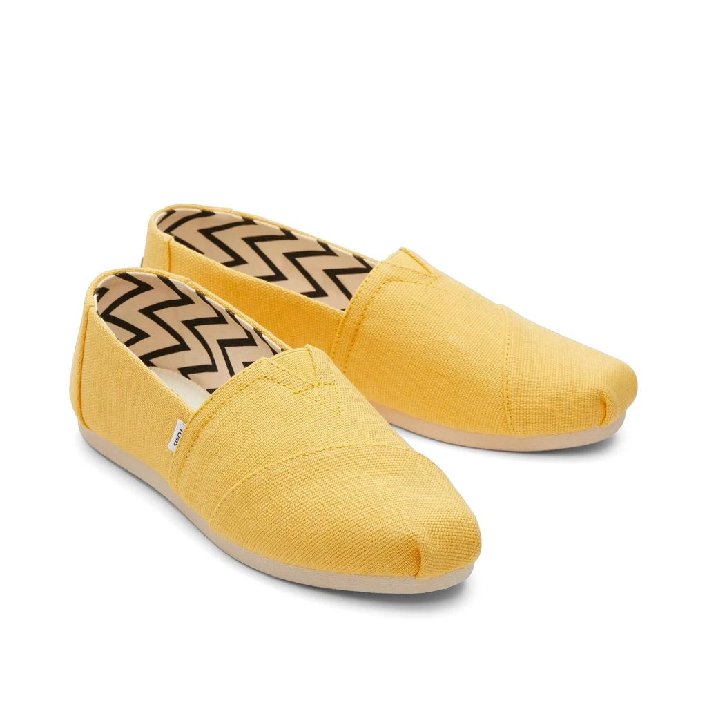 TOMS Shoes Classic Alpargata Pineapple Yellow Heritage Canvas 3