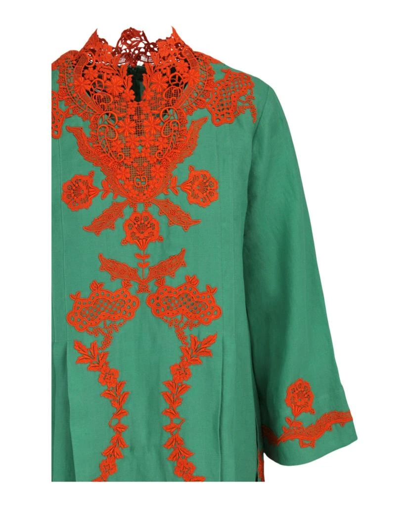 Gucci Emboridered Linen Kaftan 3