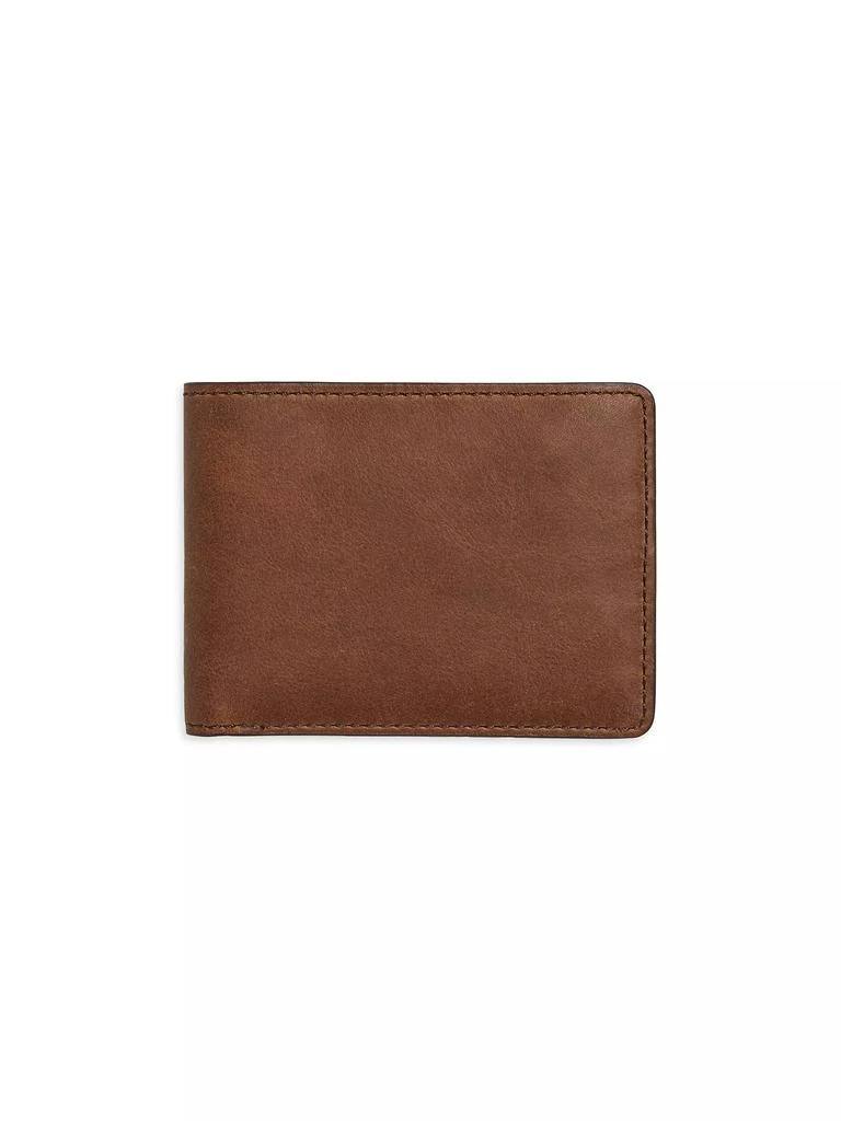 Shinola Slim Leather Bi-Fold Wallet 1