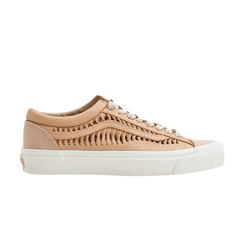 Vans Men's Ua Style 36 Lx Twisted Leather Sneaker In Light Brown/white