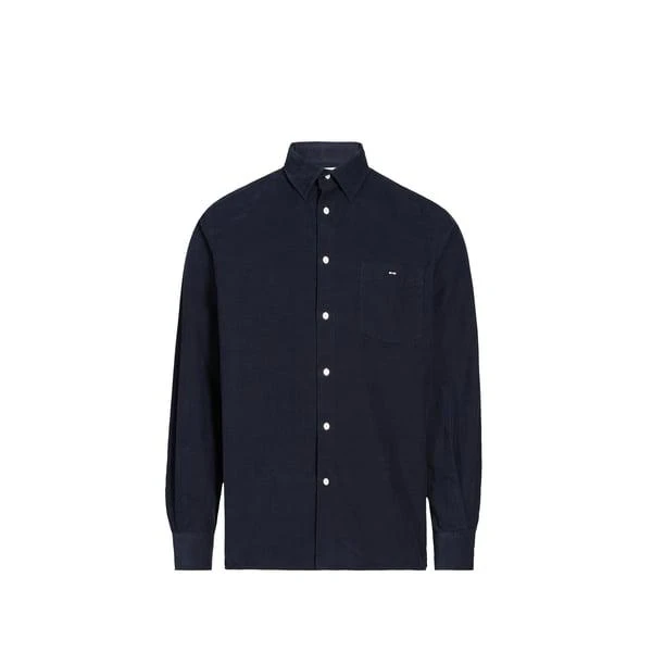 Eden Park Chemise col classique manches contrastantes en coton