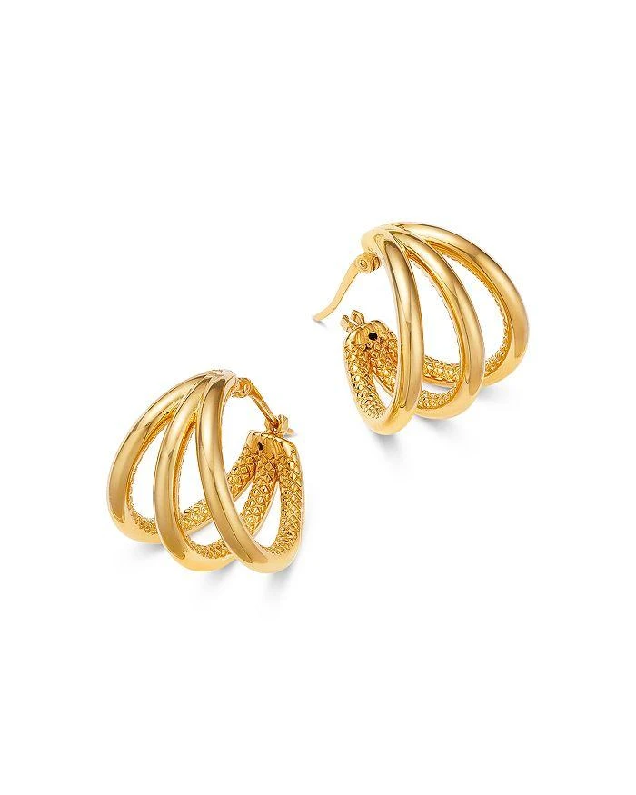 Bloomingdale
s Fine Collection Triple Cage Hoop Earrings 14K Yellow Gold