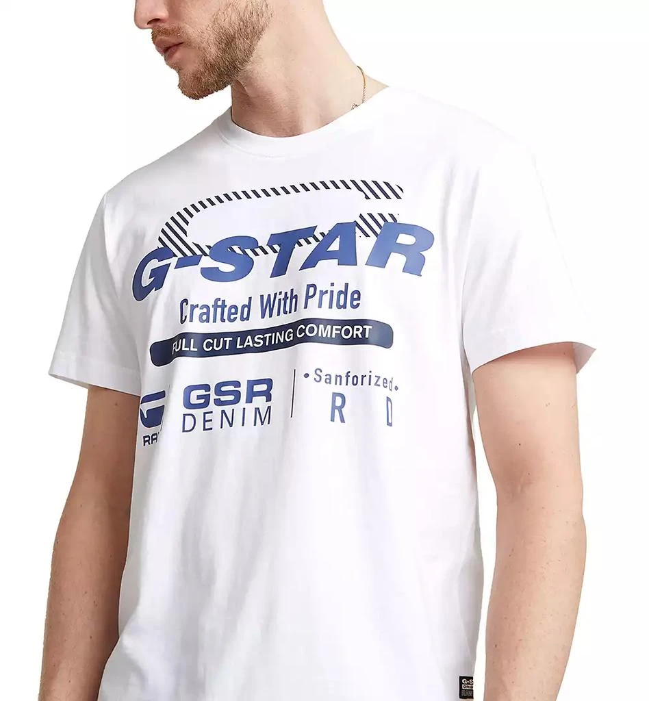 G-Star Raw Men's Straight-Fit Logo Graphic T-Shirt 3