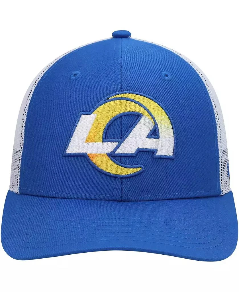 47 Brand Big Boys Royal, White Los Angeles Rams Adjustable Trucker Hat 3