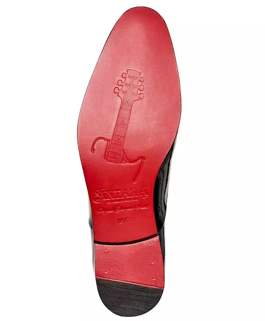 CARLOS by Carlos Santana Men's Tuxedo Cap-Toe Oxford Patent Leather Dress Shoe 9