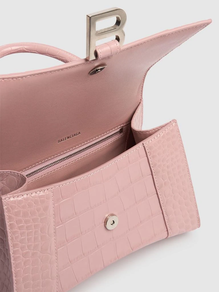Balenciaga Small Hourglass Embossed Leather Bag 6