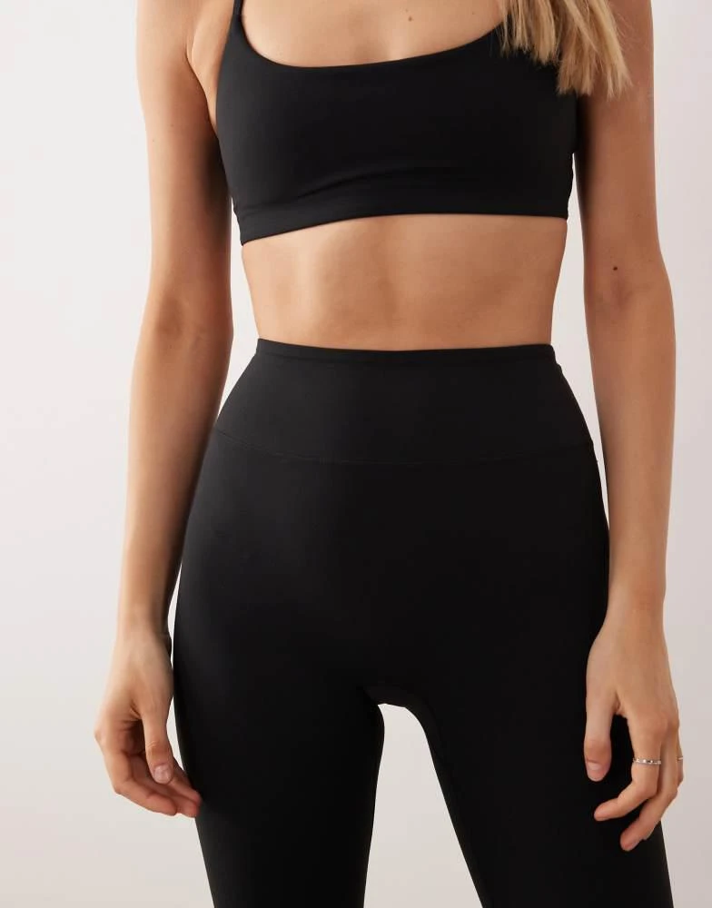 ARKET ARKET co-ord soft seamless leggings in black 5