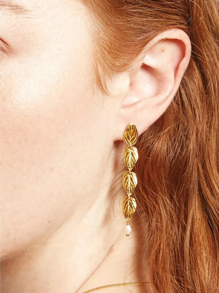 Chan Luu 18K Gold-Plated &amp; Freshwater Rice Pearl Drop Earrings 2