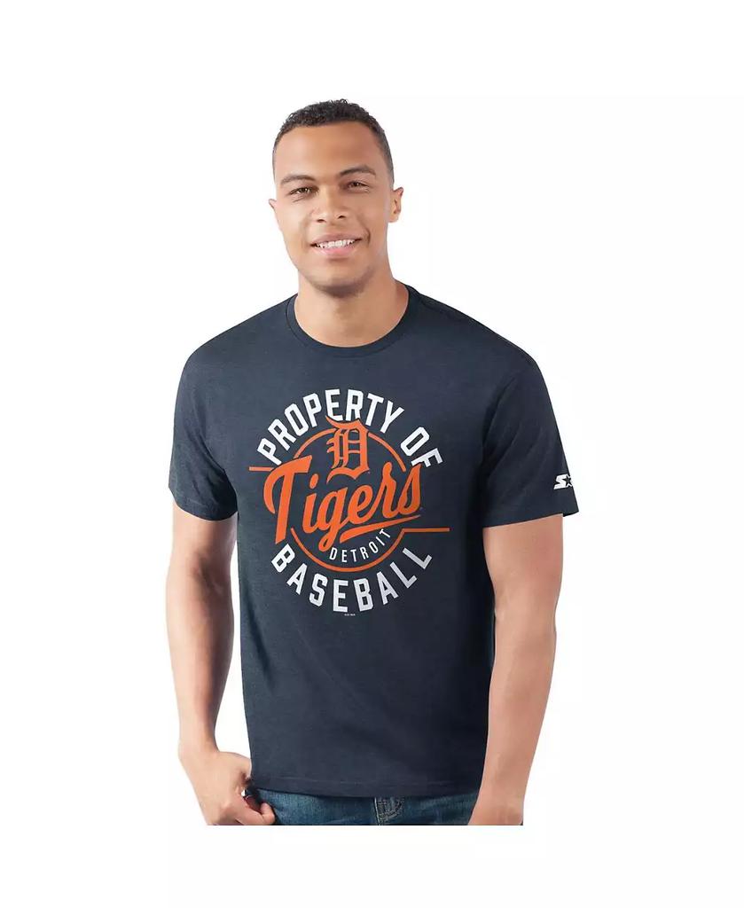 Starter Men's Navy Detroit Tigers Prime Time Property of T-Shirt