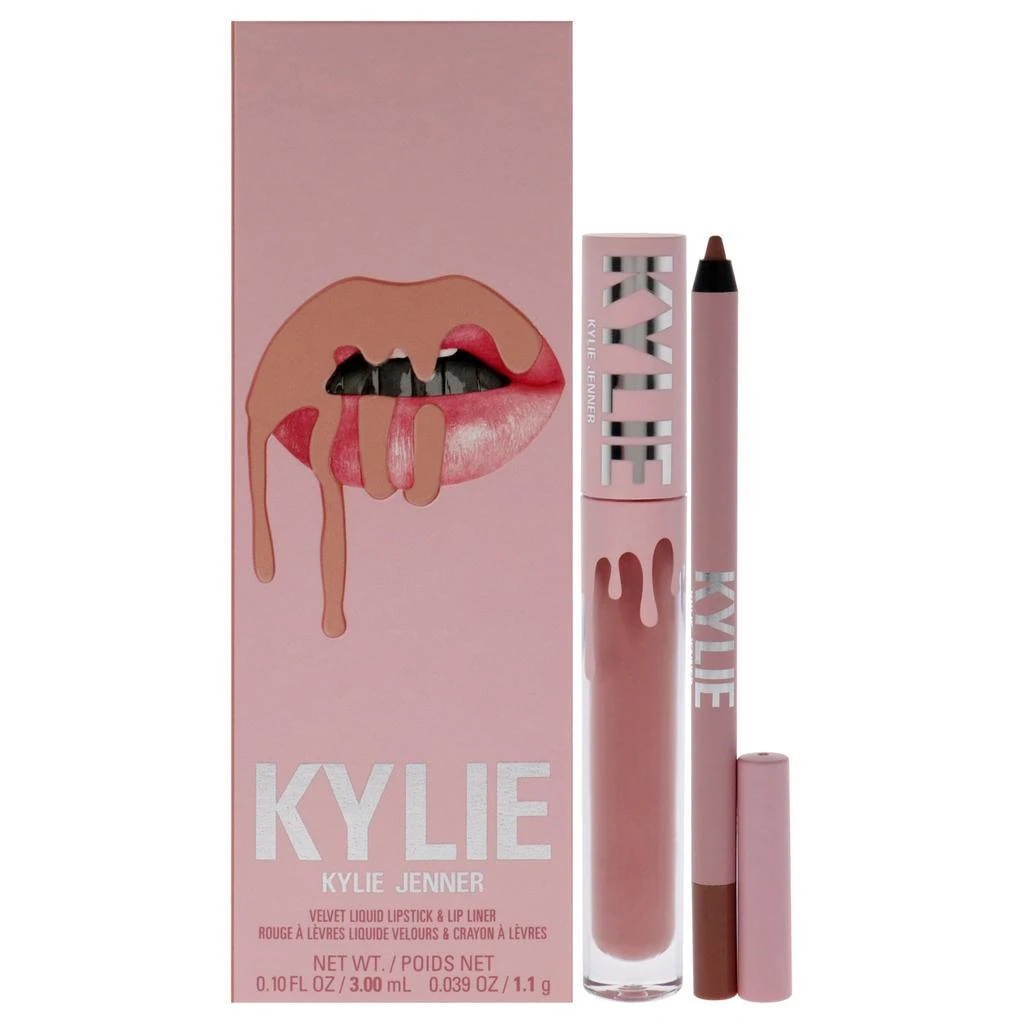 Kylie Cosmetics Velvet Lip Kit - 700 Bare by  for Women - 2 Pc 0.10oz Velvet Liquid Lipstick, 0.03oz Lip Liner 1