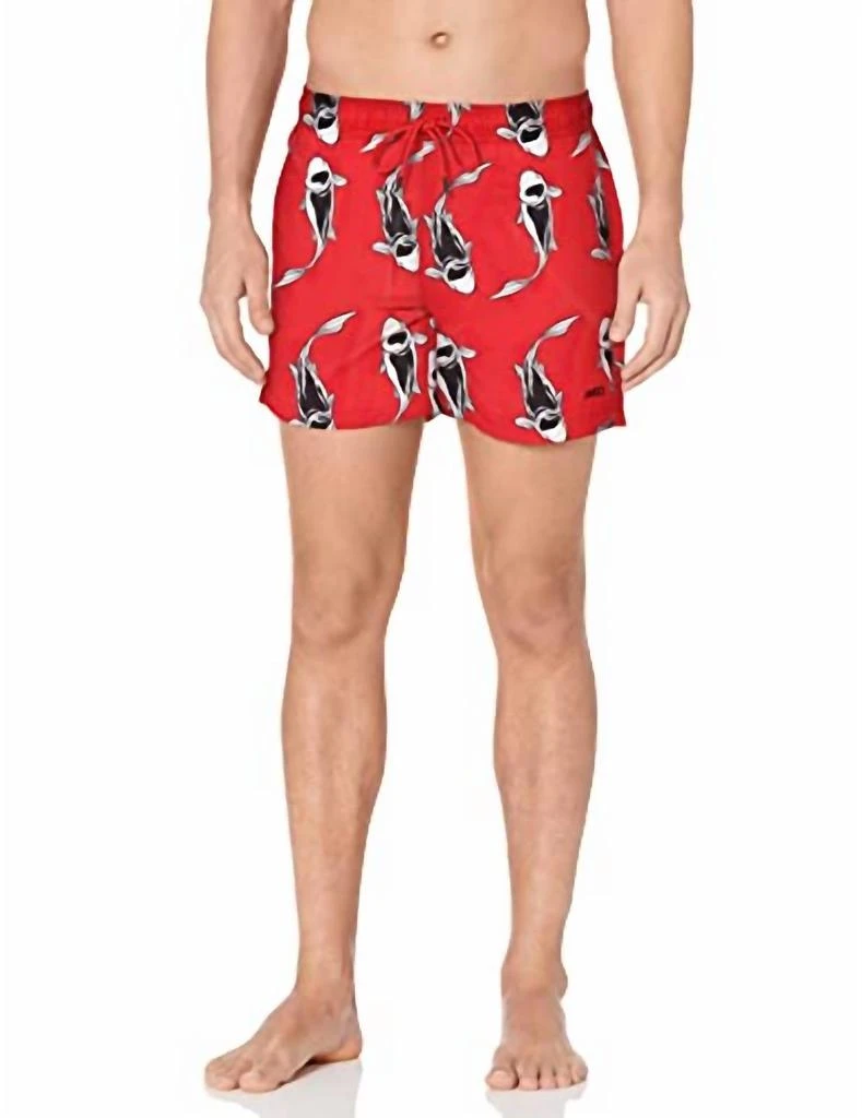 Hugo Boss Swim Trunks in Red 1