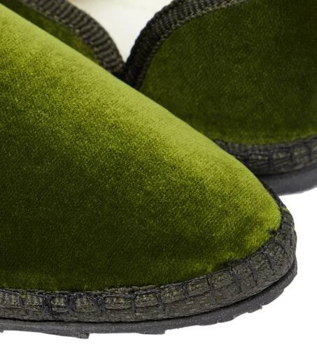 The Row Friulane velvet loafers 5