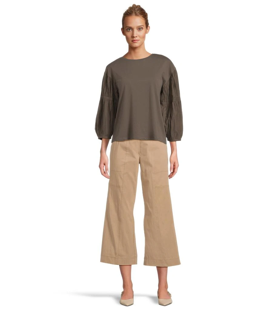 Elliott Lauren Elastic Waist , Multi Seam, Wide Leg Pants 5