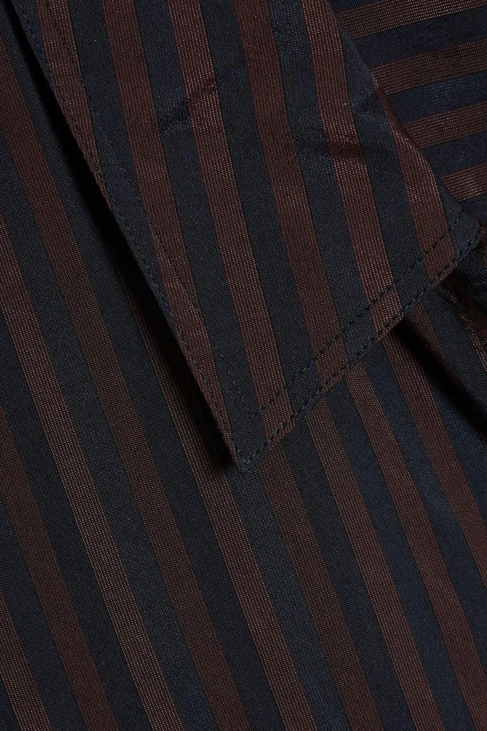 THEORY PROJECT Striped woven shirt dress 4