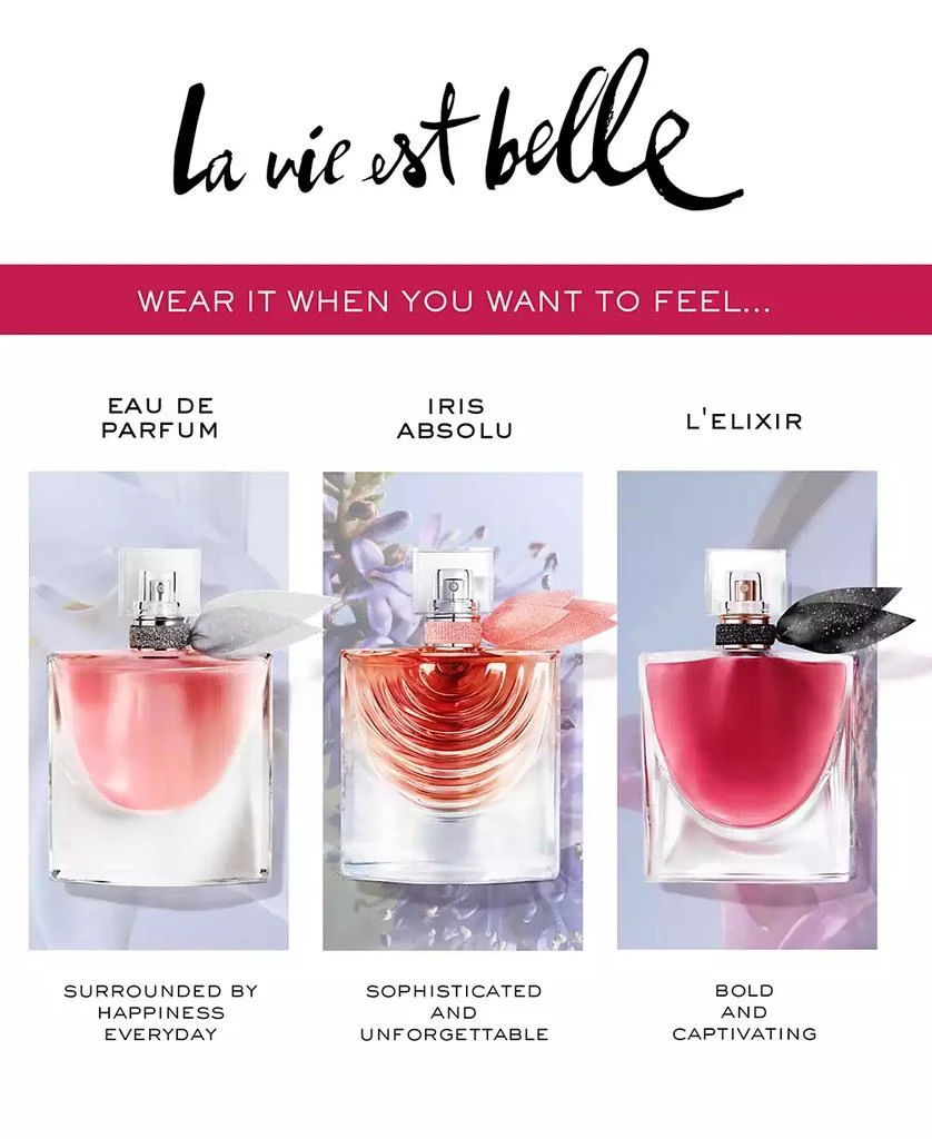 Lancôme La vie est belle Eau de Parfum L'Elixir, 3.4 oz. 6
