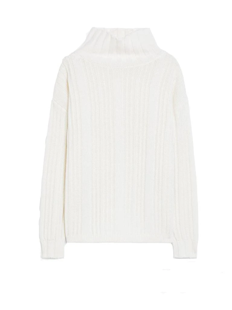 Max Mara Max Mara Vitalba Wool And Cashmere Polo-Neck Jumper 1