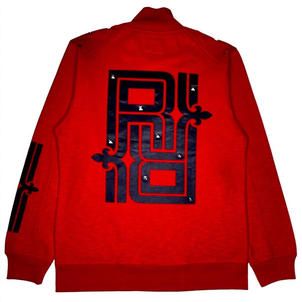 Rock Revival Men's Zip-Up Jacket In Red