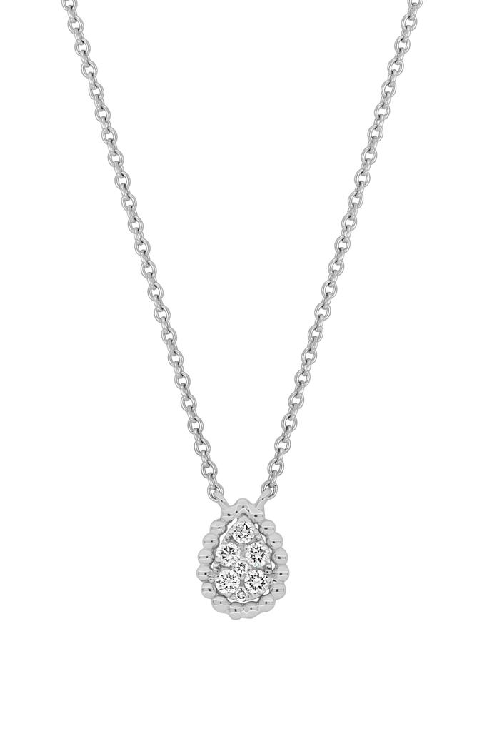 Bony Levy 18K Gold Pavé Diamond Pendant Necklace - 0.08ct.