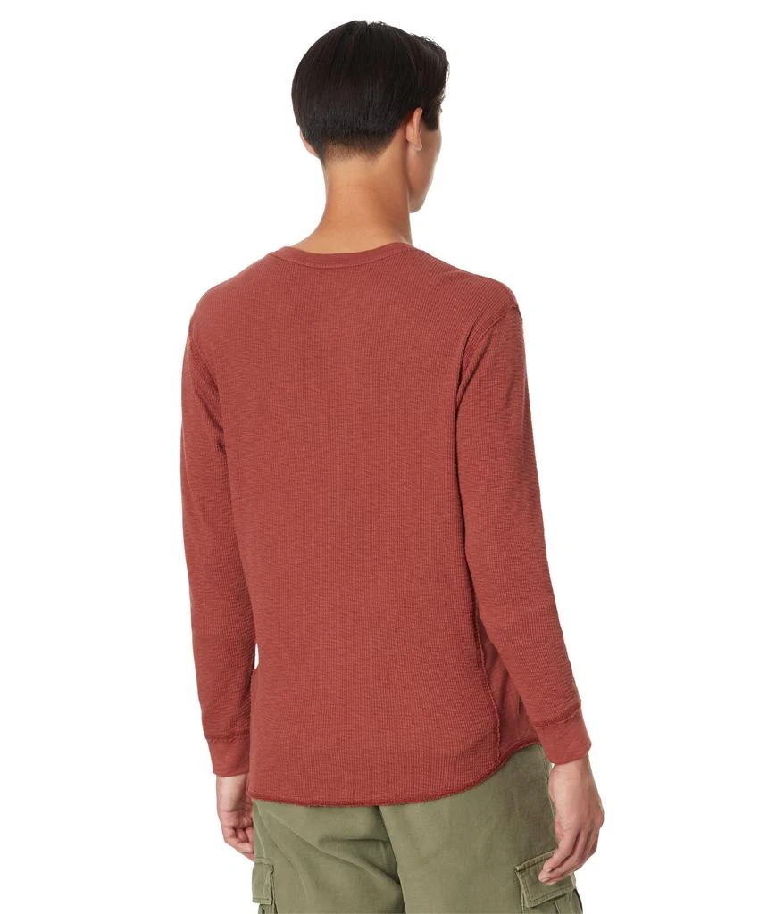Lucky Brand Garment Dye Thermal Henley 2
