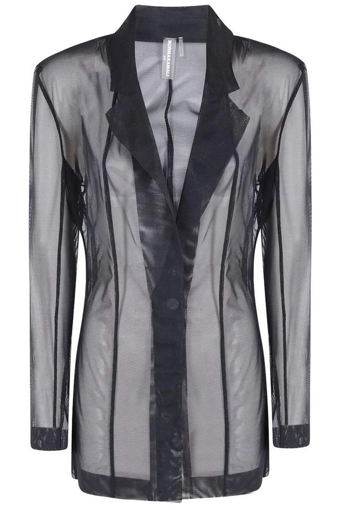 Norma Kamali Norma Kamali Sheer Detailed Jacket 1