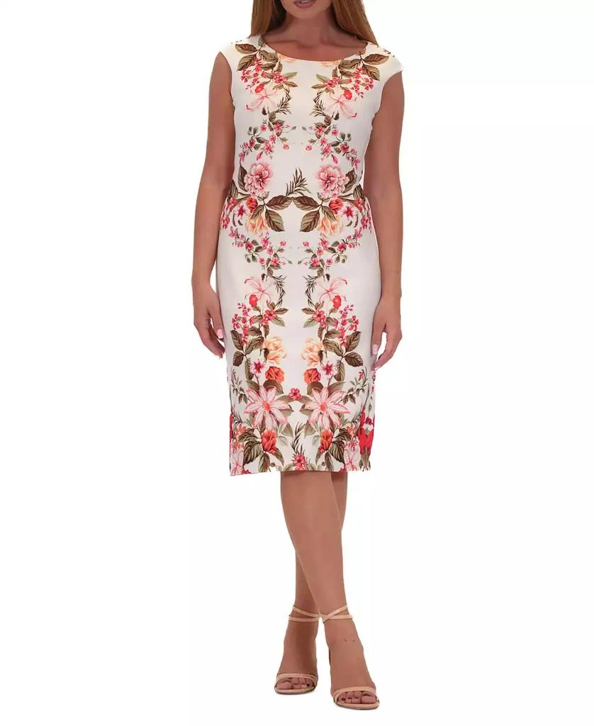 Donna Ricco Women's Floral-Print Sheath Dress 1