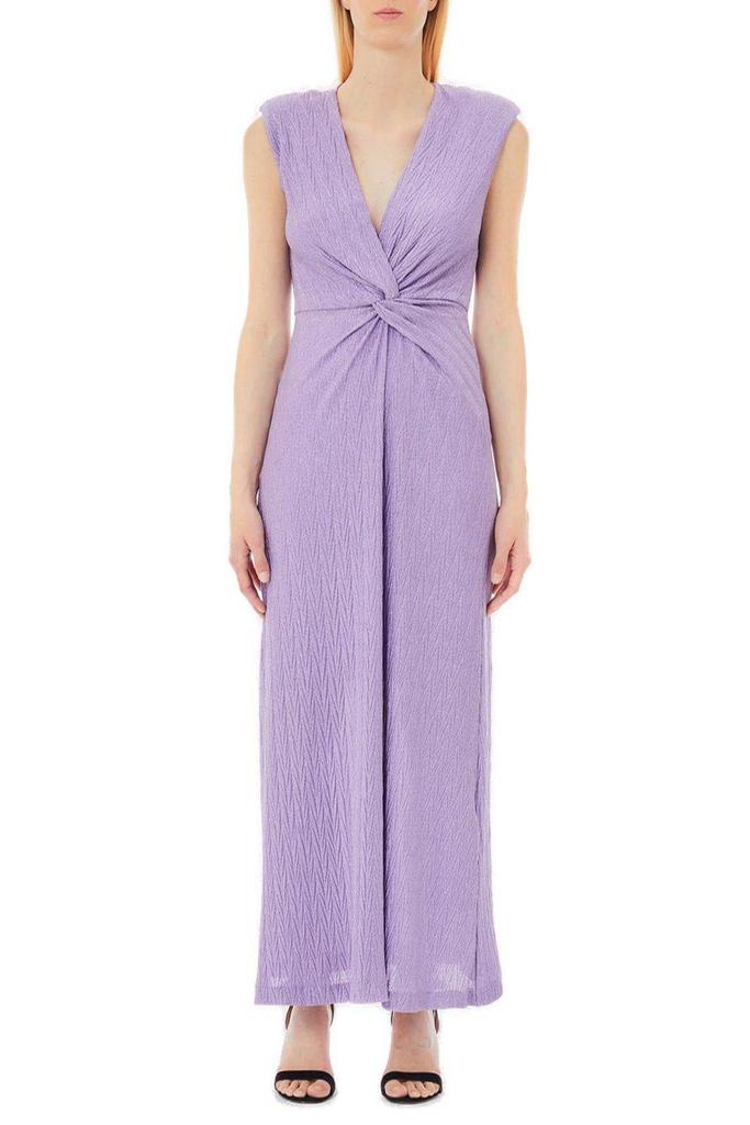 LIU •JO V-neck Crossed Maxi Dress