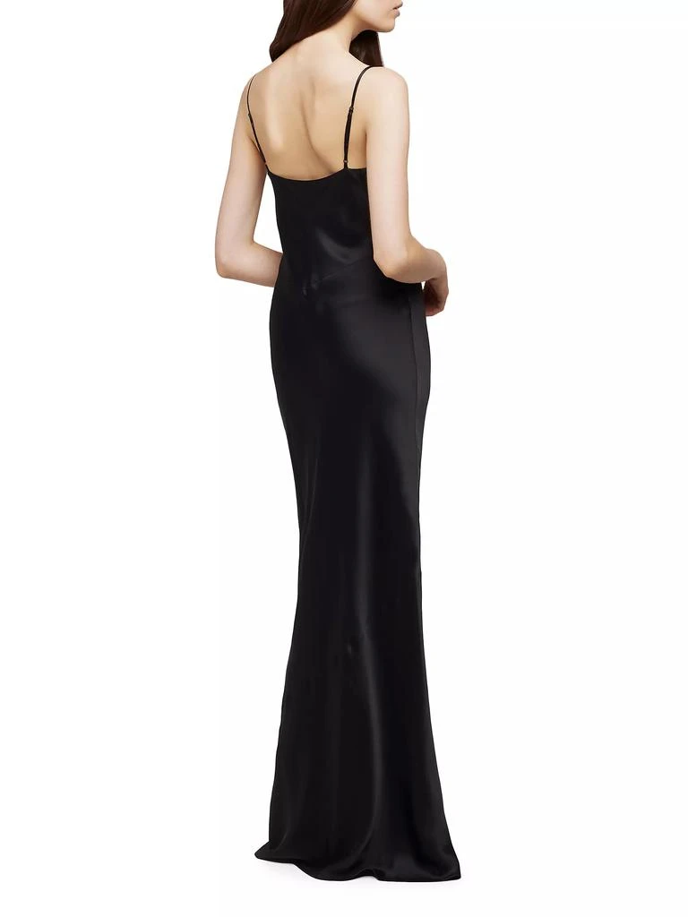 L'Agence Serita Silk Slip Maxi Dress 3
