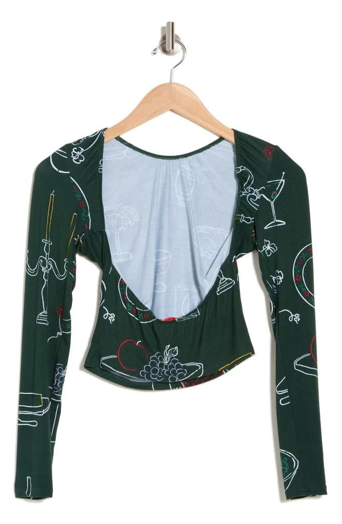 Lisa Says Gah Rowan Print Top 3