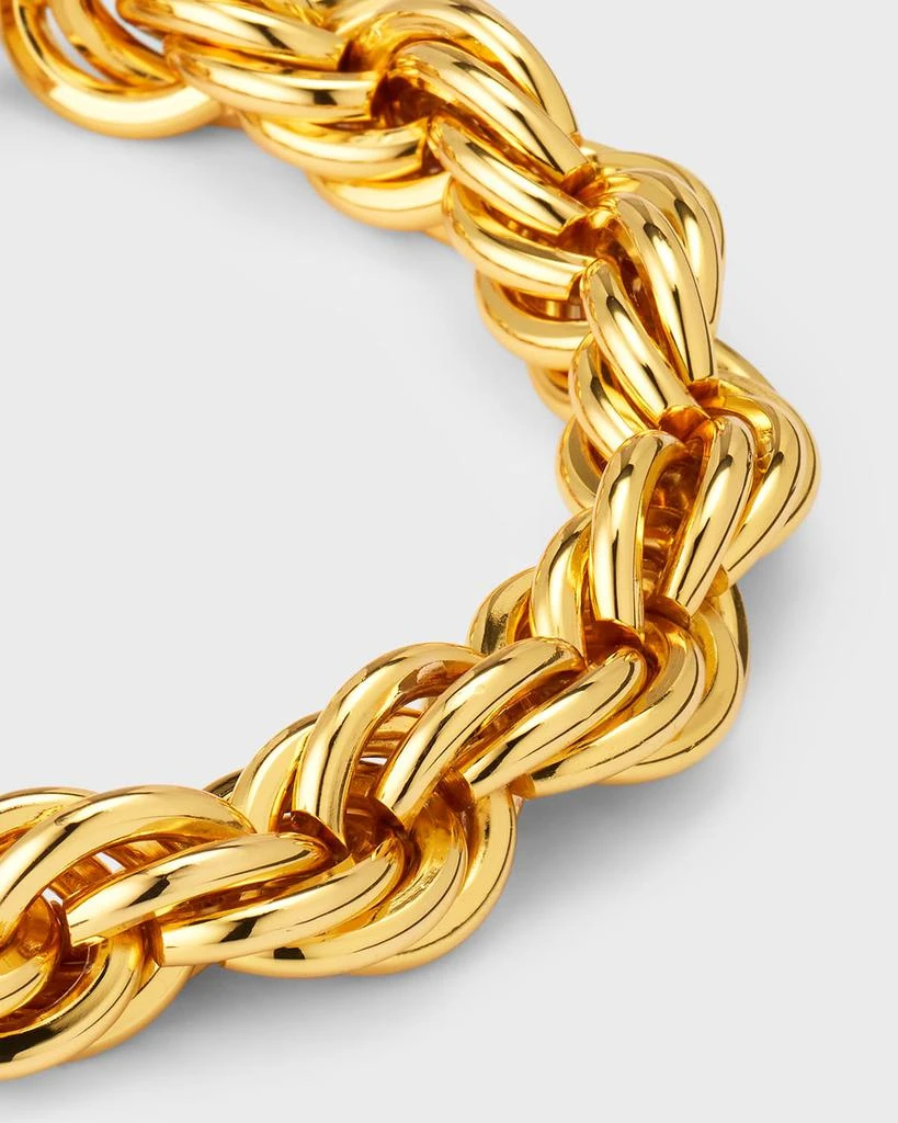 NEST Jewelry 22K Gold Rope Chain Bracelet with Magnetic Clasp 3