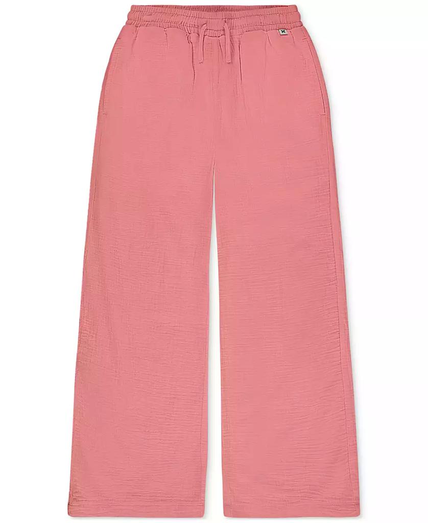 Hurley Big Girls Cotton Crinkle Gauze Woven Beach Pants