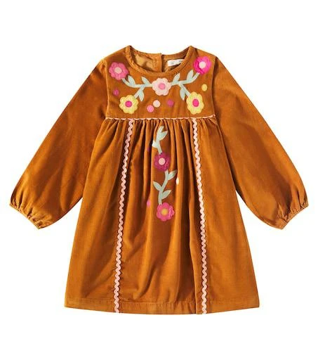Linoa embroidered cotton corduroy dress  On Sale Now with Up to 31% Off |  Discover Exclusive Deals & Savings at BeyondStyle  Authentic Louise Misha  louise misha|d|i|day|designers|kids|clothing|s|dresses|k with Limited-Time  Discounts, Free