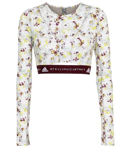 Adidas Future Playground floral crop top 1