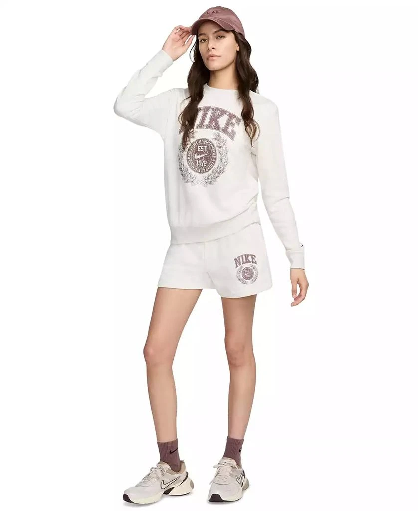 NIKE Women's Sportswear Club Crewneck Fleece Sweatshirt 4