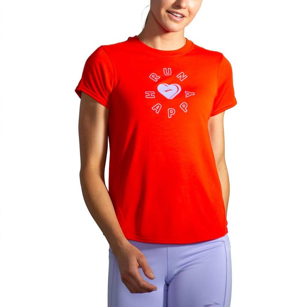 Brooks Brooks - WOMEN'S DISTANCE GRAPHIC SHORT SLEEVE T-SHIRT