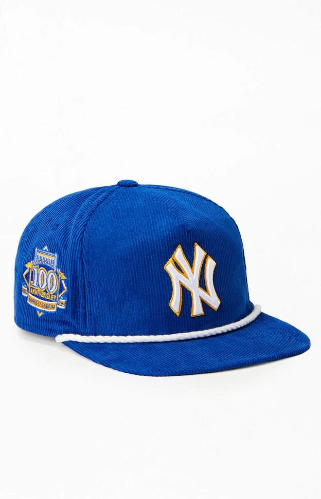 New Era x PS Reserve NY Yankees 100 Anniversary Stadium Corduroy Snapback Hat 1
