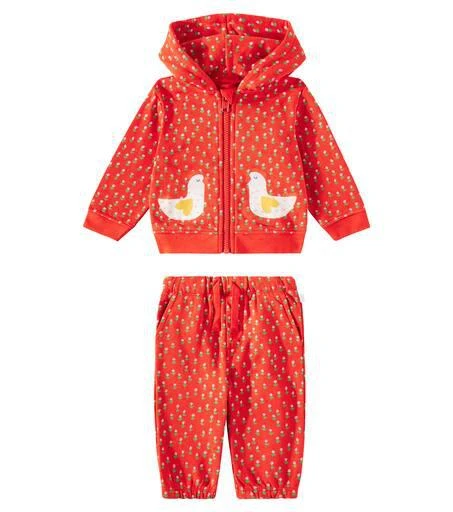 Stella McCartney Baby floral cotton tracksuit