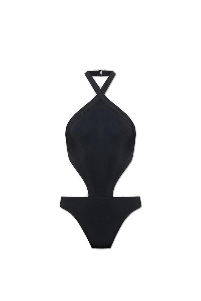 Alaia Trikini Halterneck One Piece Swimsuit 1