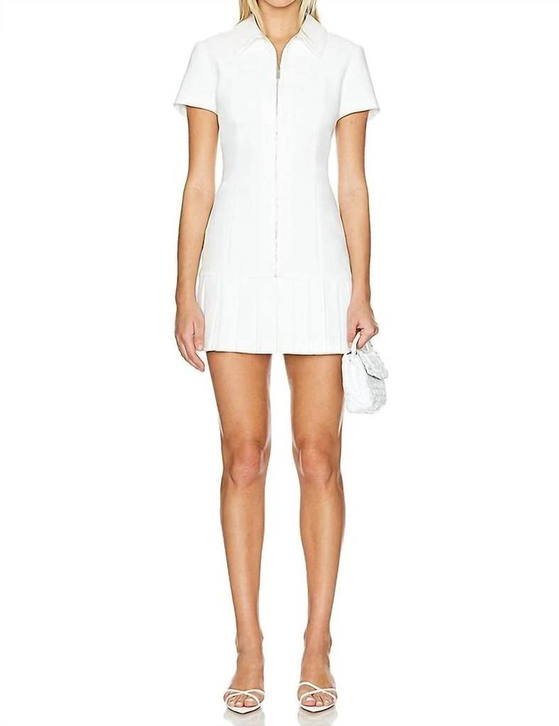 Amanda Uprichard Wendell Dress In Ivory 1