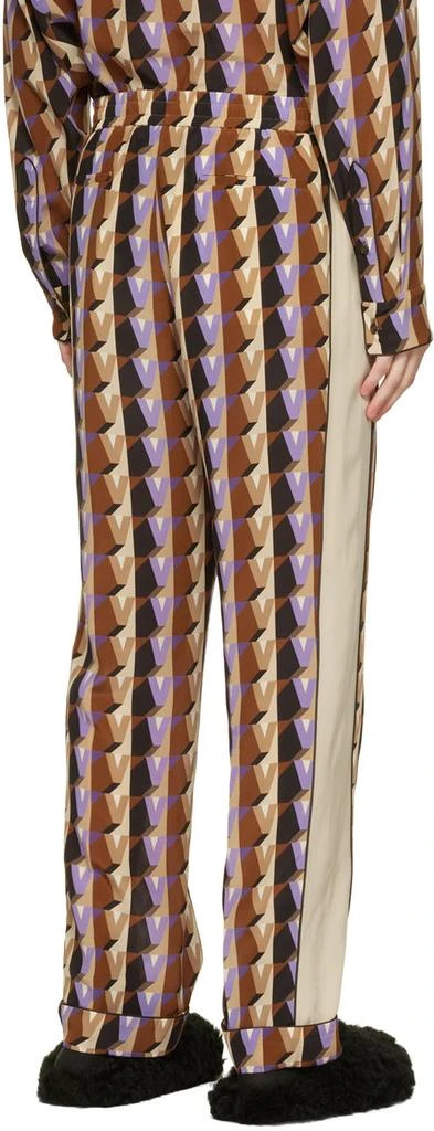 Valentino Multicolor 'V' Pyjama Pants 3