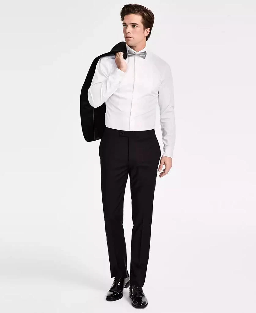 Calvin Klein Tuxedo Super 130'S Luxury Wool Slim Fit Black