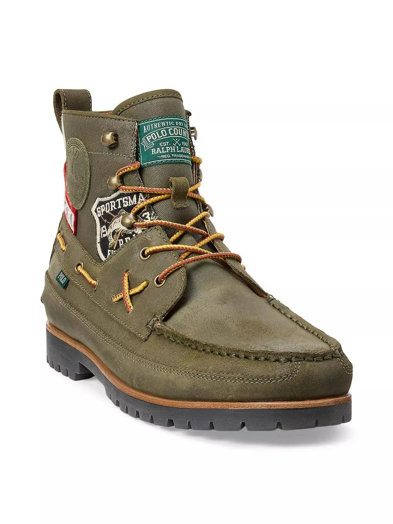 Ralph Lauren Ranger Patchwork Suede Boots 2