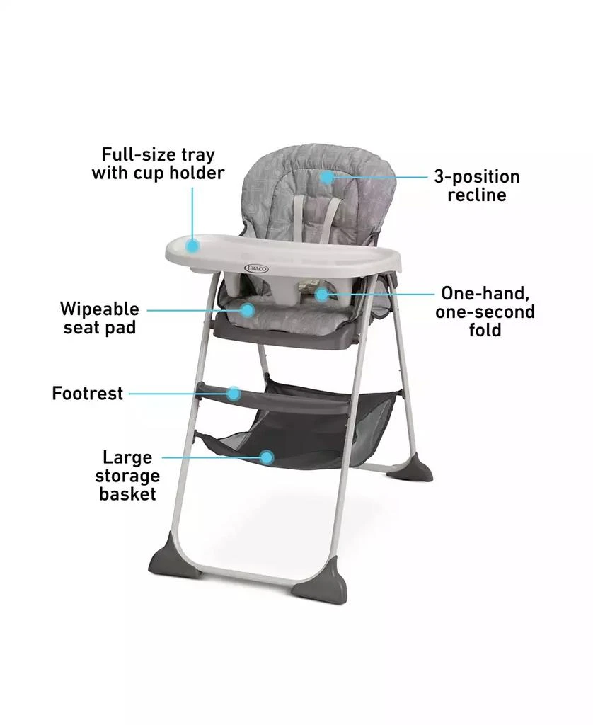 Graco Slim Snacker™ Highchair 2